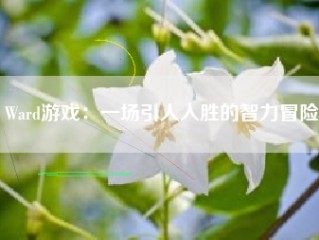 Ward游戏：一场引人入胜的智力冒险