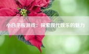 小白平板游戏：探索现代娱乐的魅力