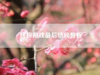 终极游戏最后结局分析