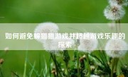 如何避免躲猫猫游戏并超越游戏乐趣的探索
