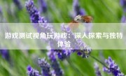 游戏测试视角玩游戏：深入探索与独特体验