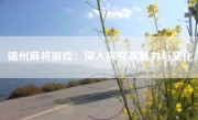 锦州麻将游戏：深入探究其魅力与文化