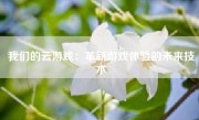 我们的云游戏：革新游戏体验的未来技术