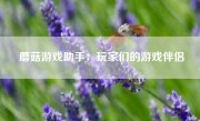 蘑菇游戏助手：玩家们的游戏伴侣