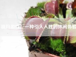 祖玛游戏：一种引人入胜的休闲体验