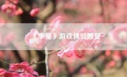 《拳皇》游戏体验感受