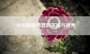 小伍游戏运营的实践与思考