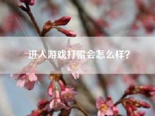 进入游戏打雷会怎么样？