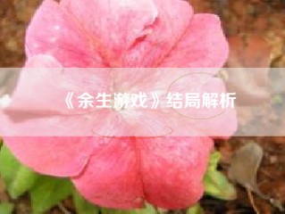 《余生游戏》结局解析