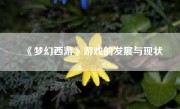 《梦幻西游》游戏的发展与现状