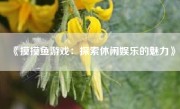 《摸摸鱼游戏：探索休闲娱乐的魅力》