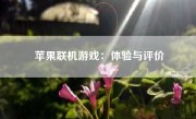 苹果联机游戏：体验与评价