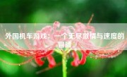 外国机车游戏：一个无尽激情与速度的冒险