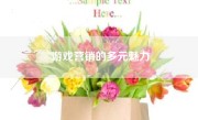 游戏营销的多元魅力