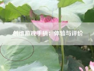 创维游戏手柄：体验与评价