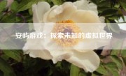 安屿游戏：探索未知的虚拟世界