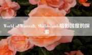 World of Warcraft: Shadowlands暗影国度的探索