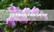 《逆水寒游戏本体验与感受》