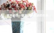 离开游戏：重新找回生活的平衡