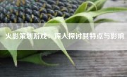 火影策划游戏：深入探讨其特点与影响