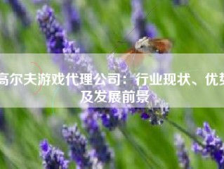 高尔夫游戏代理公司：行业现状、优势及发展前景