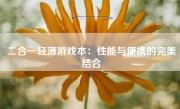 二合一轻薄游戏本：性能与便携的完美结合