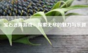 宝石迷阵游戏：探索无尽的魅力与乐趣