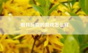 明月玩别的游戏怎么样