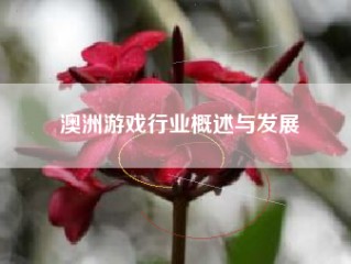 澳洲游戏行业概述与发展