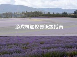 游戏机遥控器设置指南