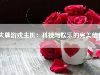 大牌游戏主机：科技与娱乐的完美结合