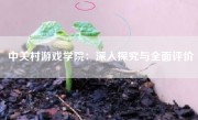 中关村游戏学院：深入探究与全面评价