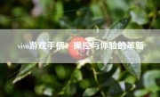 vivo游戏手柄：操控与体验的革新