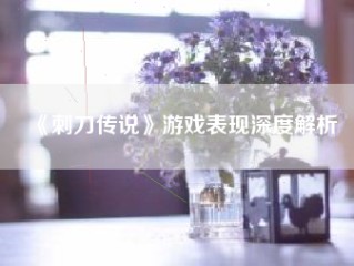 《刺刀传说》游戏表现深度解析