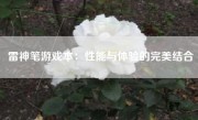 雷神笔游戏本：性能与体验的完美结合