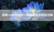 洛阳763游戏公司：发展概况及特点分析