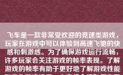 飞车是一款非常受欢迎的竞速类游戏，玩家在游戏中可以体验到高速飞驰的快感和刺激感。为了确保游戏运行流畅，许多玩家会关注游戏的帧率表现。了解游戏的帧率有助于更好地了解游戏性能和优化游戏设置。本文将介绍如何查看飞车游戏的帧率。