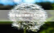 游戏专业待遇的全方位解析