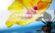 红米5手机游戏体验详解