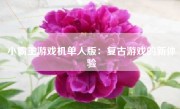 小霸王游戏机单人版：复古游戏的新体验