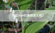 酷比M50P打游戏怎么样？