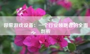 昂荣游戏设备：一个行业领跑者的全面剖析