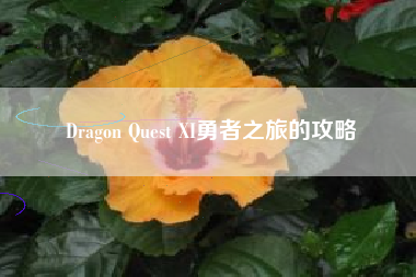 Dragon Quest XI勇者之旅的攻略