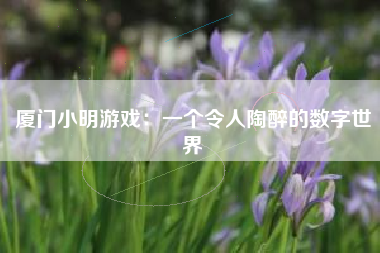 厦门小明游戏：一个令人陶醉的数字世界