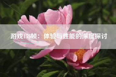 游戏155帧：体验与性能的深度探讨