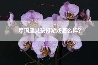 摩羯座女孩打游戏怎么样？