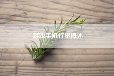 游戏手机行货概述