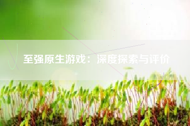 至强原生游戏：深度探索与评价