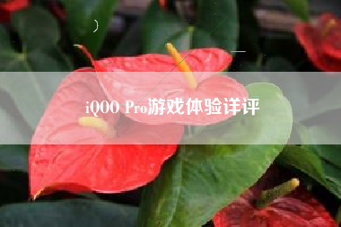 iQOO Pro游戏体验详评