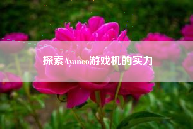 探索Ayaneo游戏机的实力